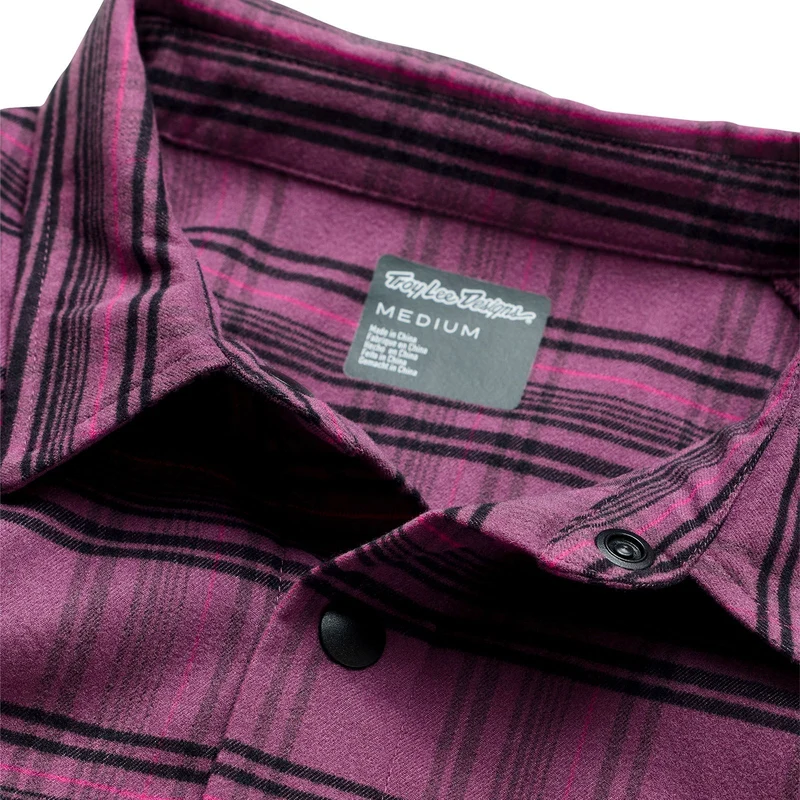 Grind Flannel Yd Plaid Deep Purp