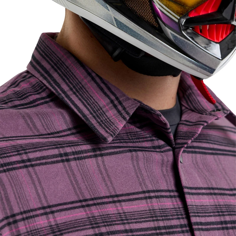 Grind Flannel Yd Plaid Deep Purp