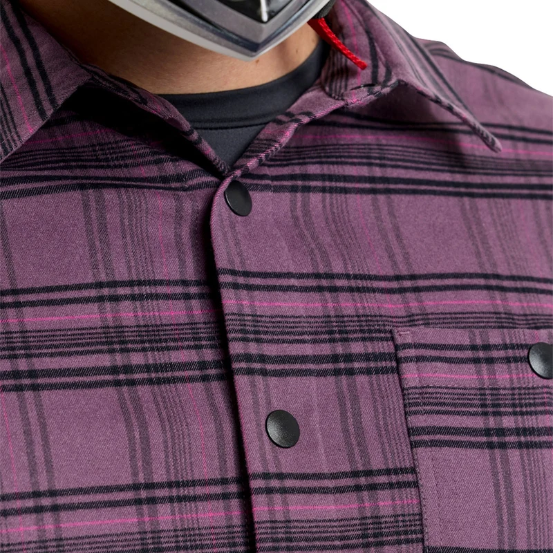 Grind Flannel Yd Plaid Deep Purp