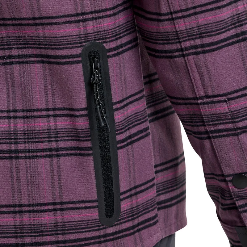 Grind Flannel Yd Plaid Deep Purp