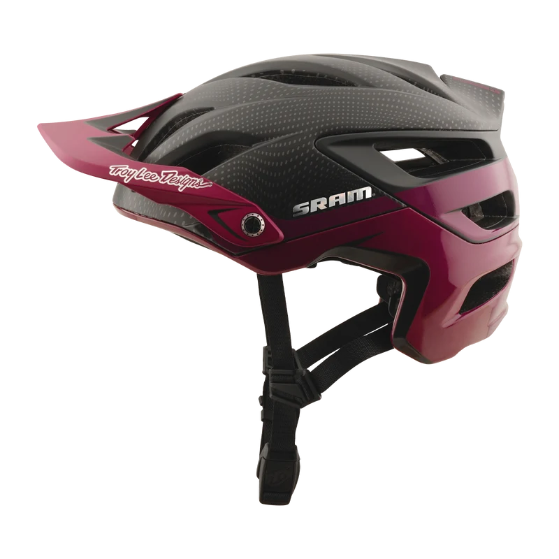 A3 Helmet W/MIPS Troy Lee Designs X SRAM Radioscape Black / Berry
