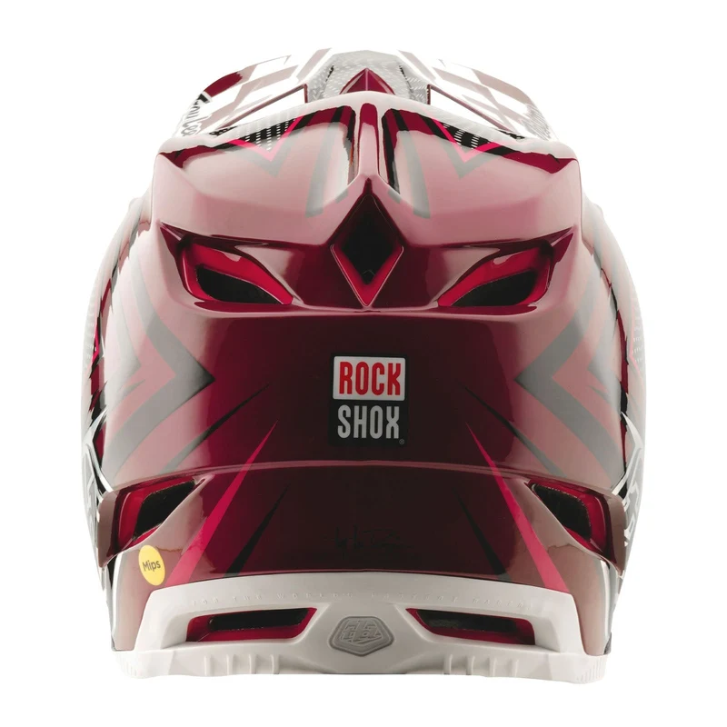 D4 Carbon Helmet W/MIPS Troy Lee Designs X SRAM Radioscape Black / Berry
