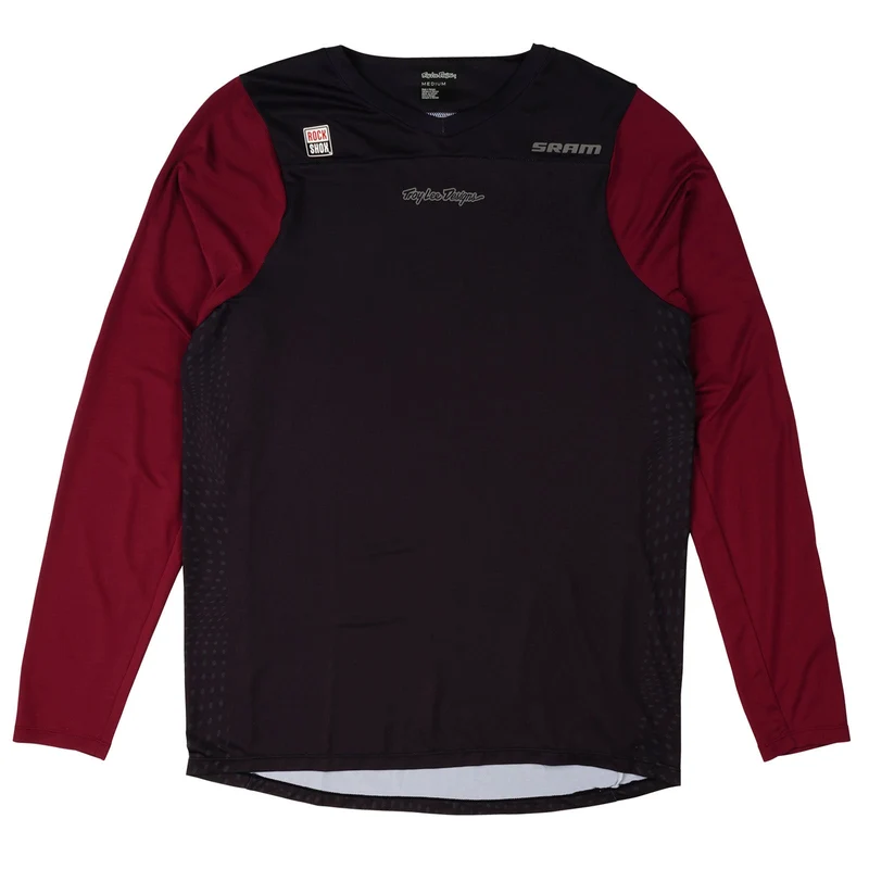 Skyline LS Jersey Troy Lee Designs X SRAM Radioscape Black / Berry