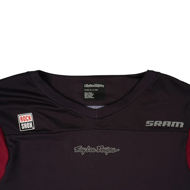 Skyline LS Jersey Troy Lee Designs X SRAM Radioscape Black / Berry