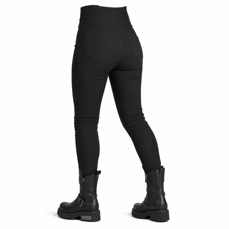 Leggings Moto Femme SKADI™ - Taille Haute | Kevlar® | Protection Niveau 2