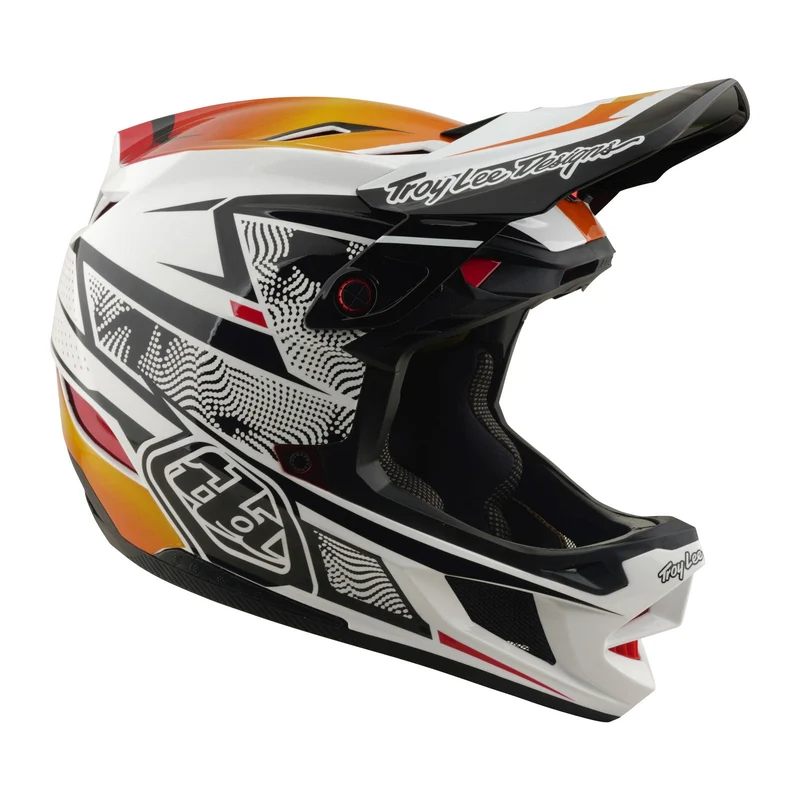 D4 Composite Helmet Lined up White
