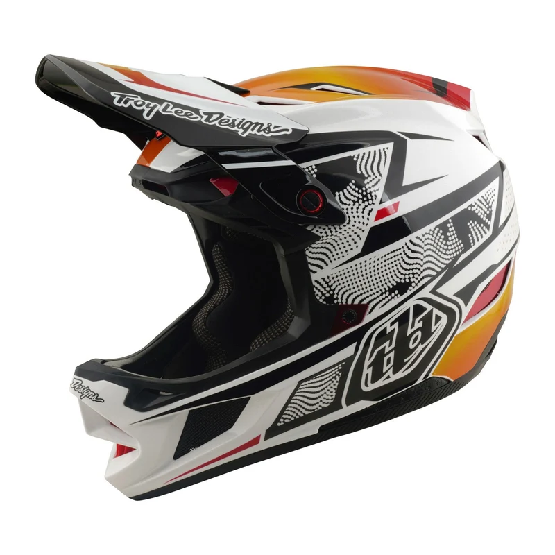 D4 Composite Helmet Lined up White