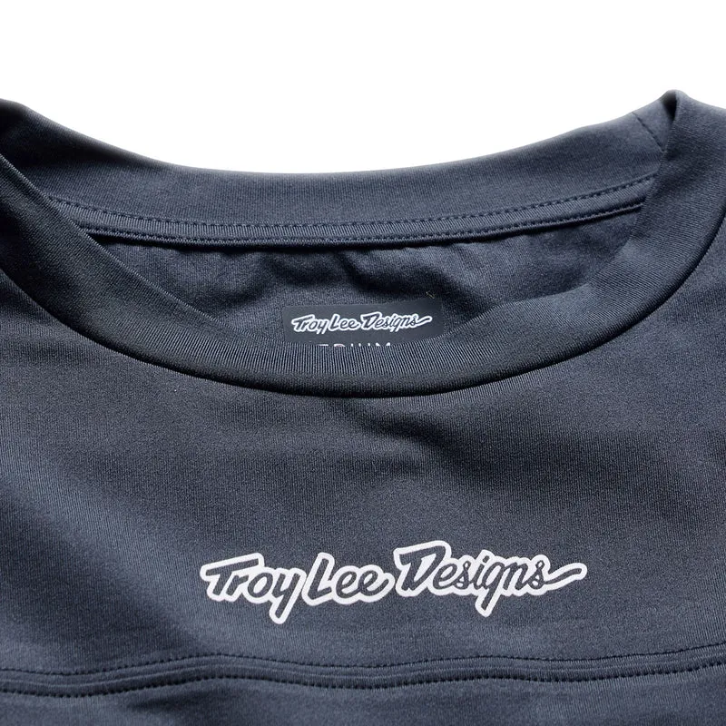 Ruckus Ride 3/4 Tee Mono Carbon