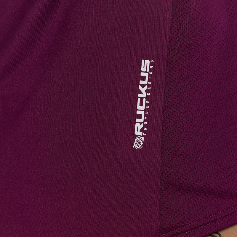 Ruckus Ride LS Tee Lockdown Sangria