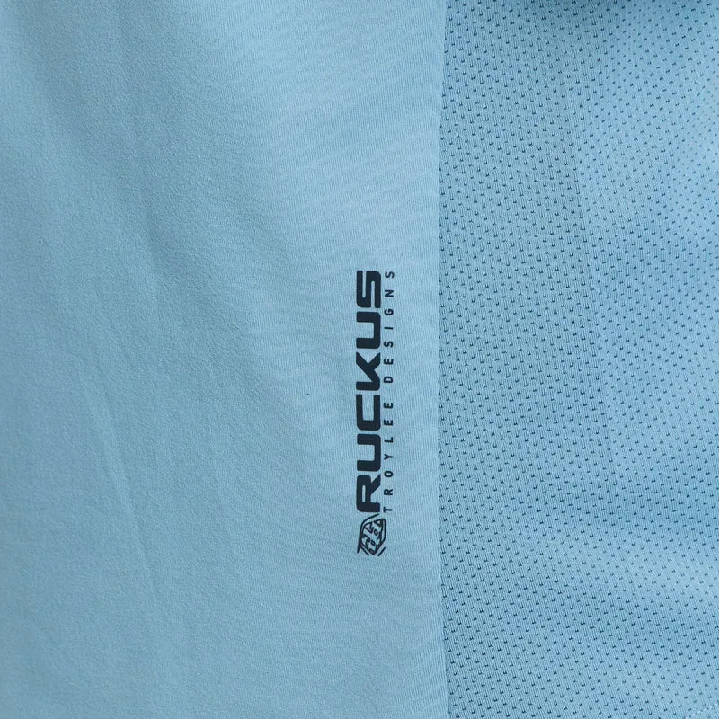 Ruckus Ride LS Tee Waves Dawn Blue