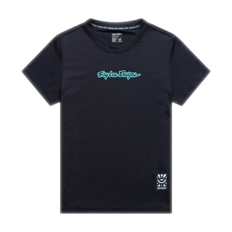 Womens Lilium Ride SS Tee Signature Black