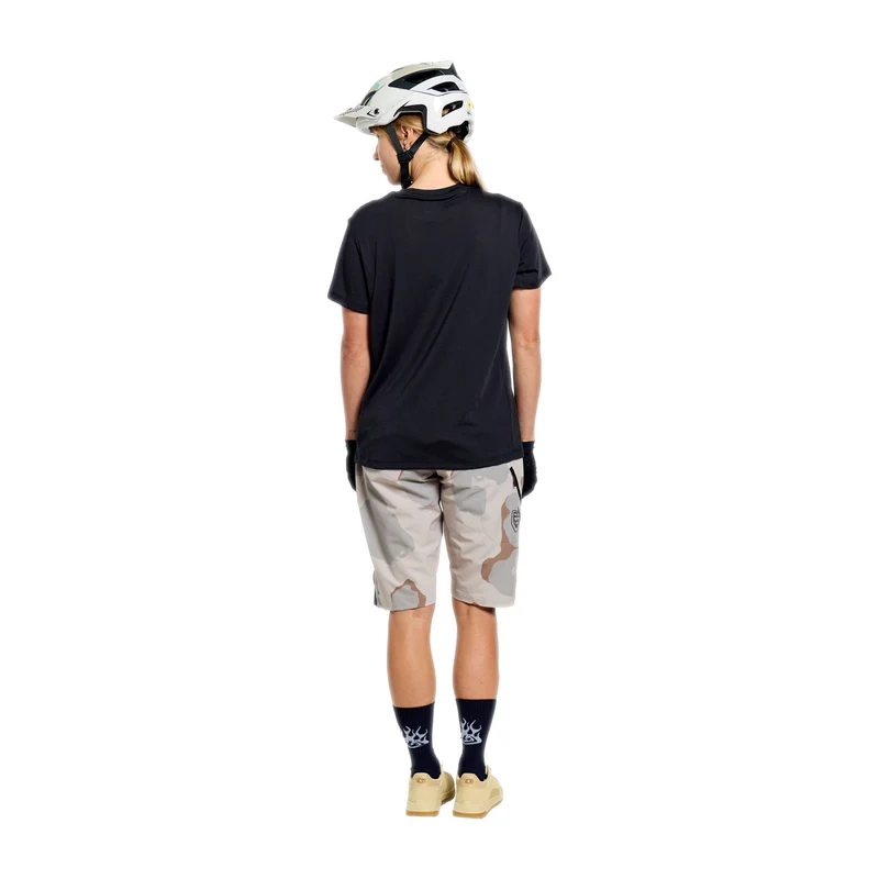 Womens Lilium Ride SS Tee Signature Black