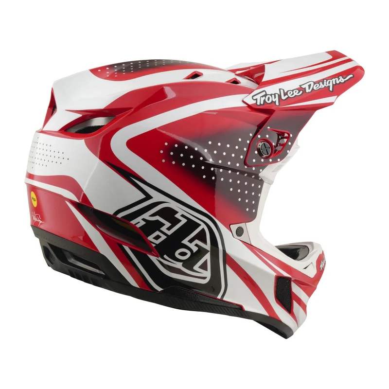 D4 Polyacrylite Helmet the Line Fire / White