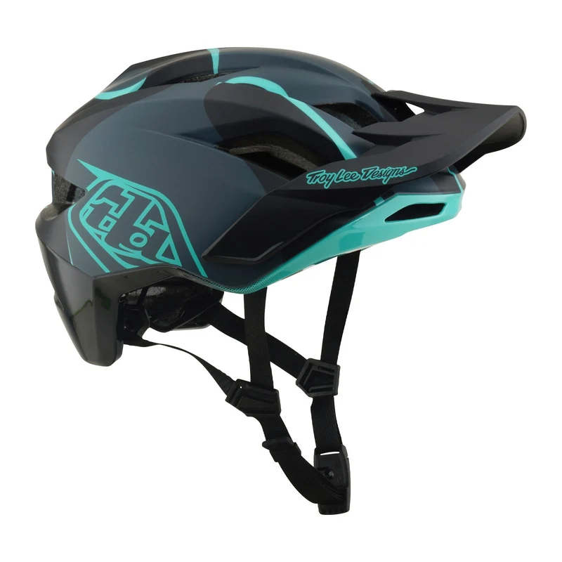 Flowline SE Helmet Badge Carbon / Real Teal