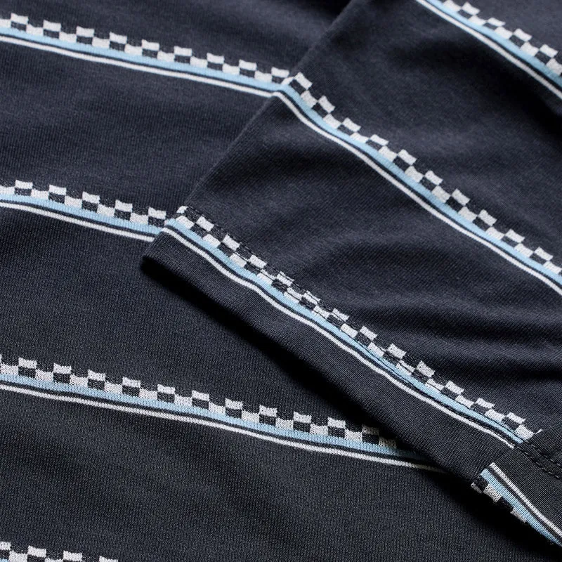 Skyline Ride SS Tee Checked Out Carbon