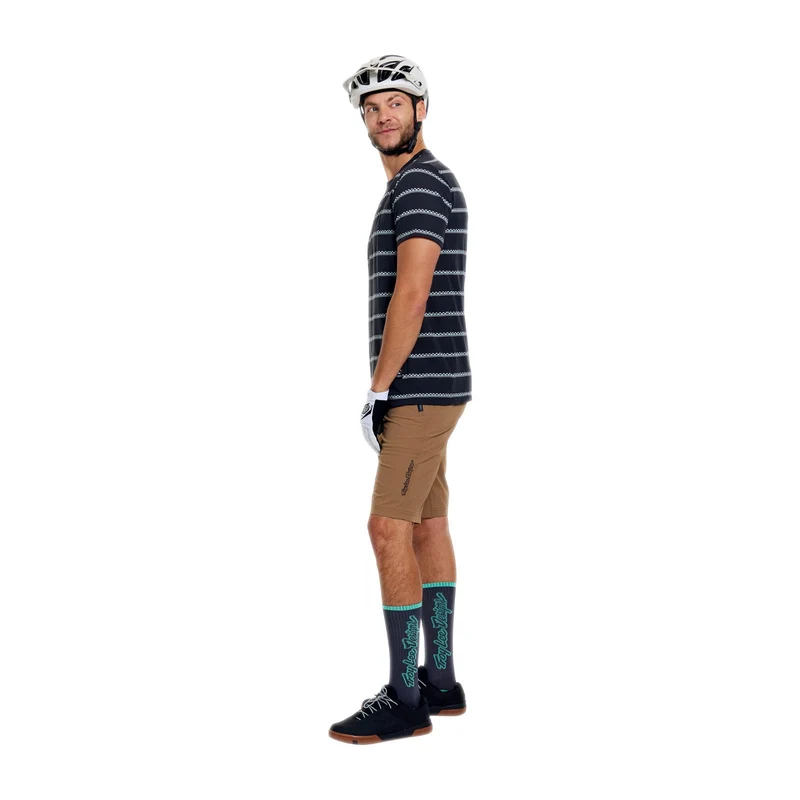 Skyline Ride SS Tee Checked Out Carbon