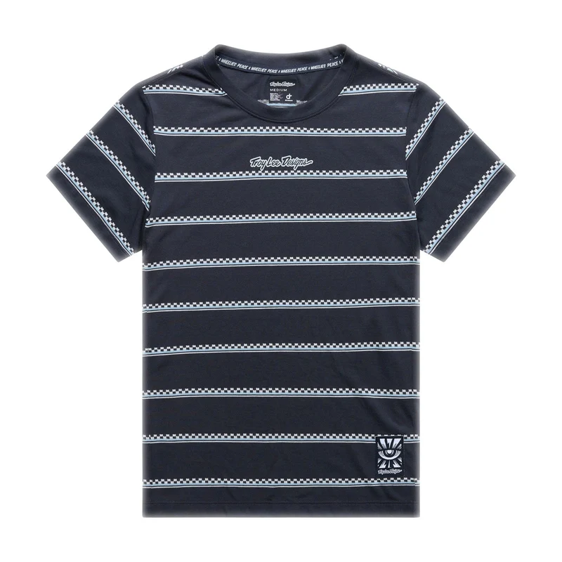 Womens Lilium Ride SS Tee Checked Out Carbon