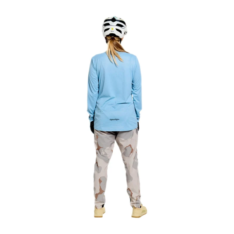 Womens Lilium Pro LS Jersey Mono Dawn Blue