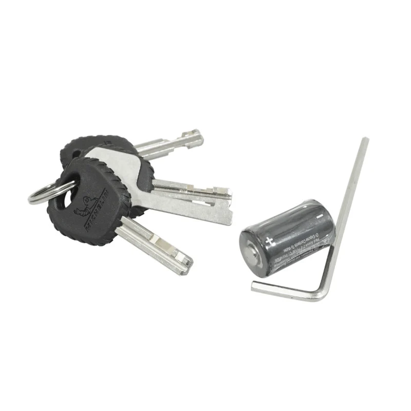 Antivol Bloque Disque Michelin Inox (Diam 10Mm) Avec Alarme Sonore 120 Db (Classe Sra) (Garantie 10 Ans)