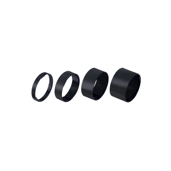 BHP-36 entretoises LightSpace 5/10/15/20mm noir 1.1/8 inch