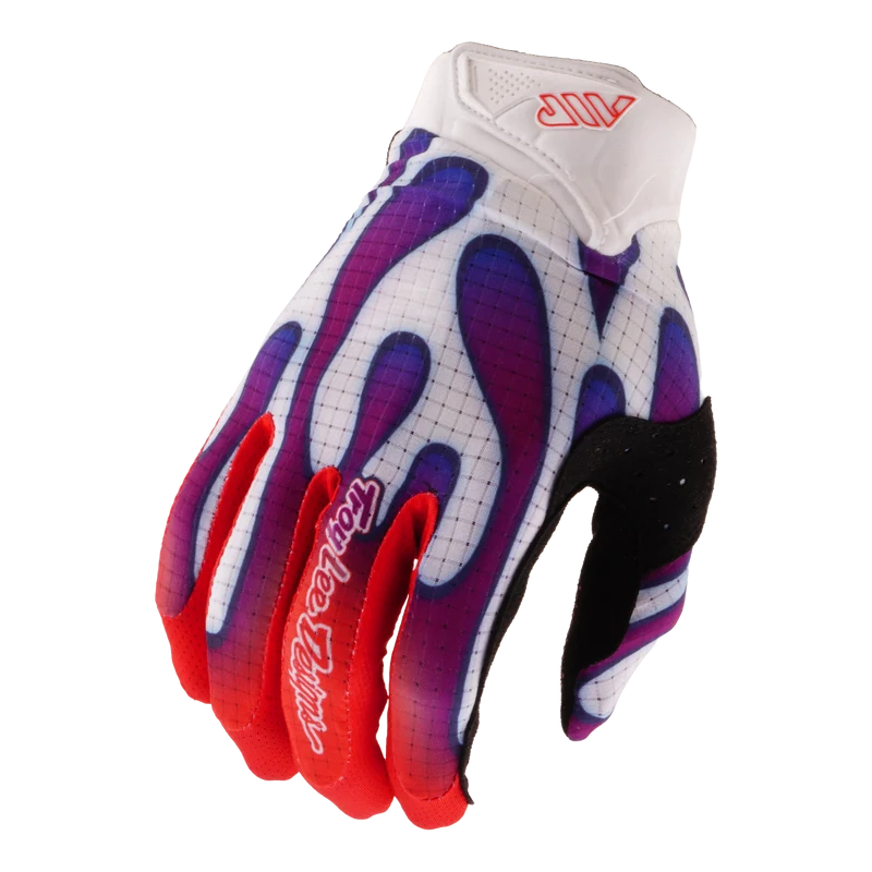 Youth Air Glove Overspray White / Violet