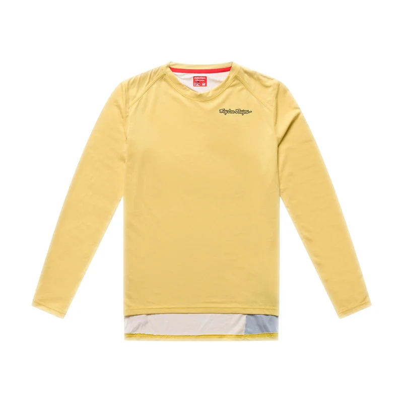 Womens Lilium Pro LS Jersey Mono Butter