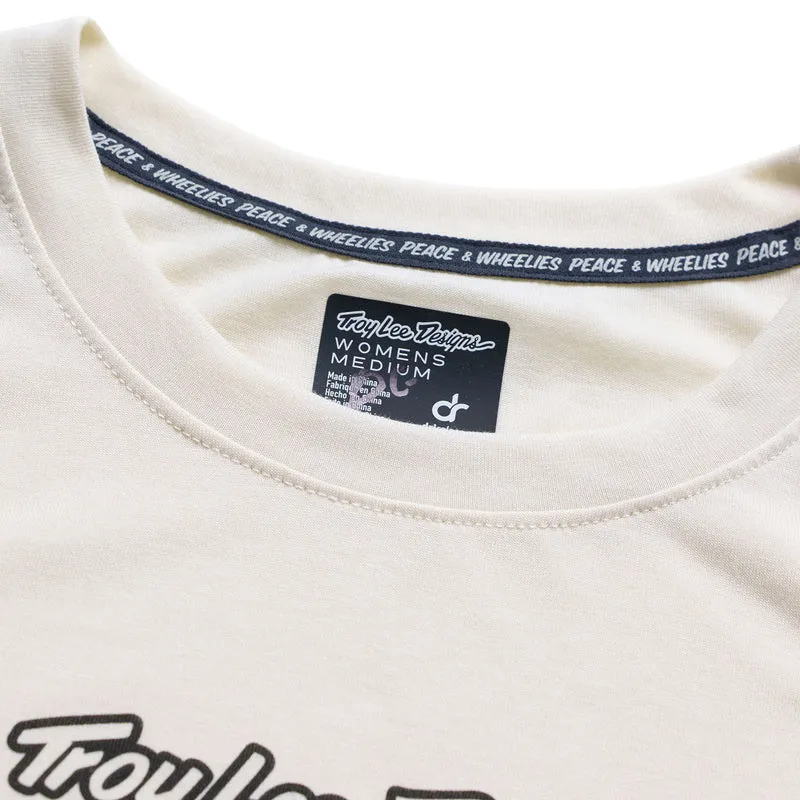 Womens Lilium Ride SS Tee Signature Pumice
