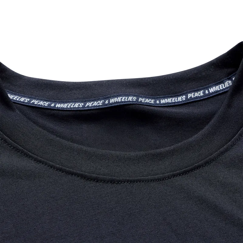 Skyline Ride LS Tee Signature Black / Real Teal