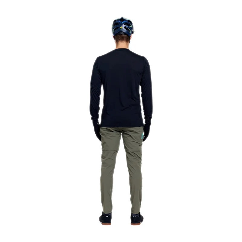 Skyline Ride LS Tee Signature Black / Real Teal