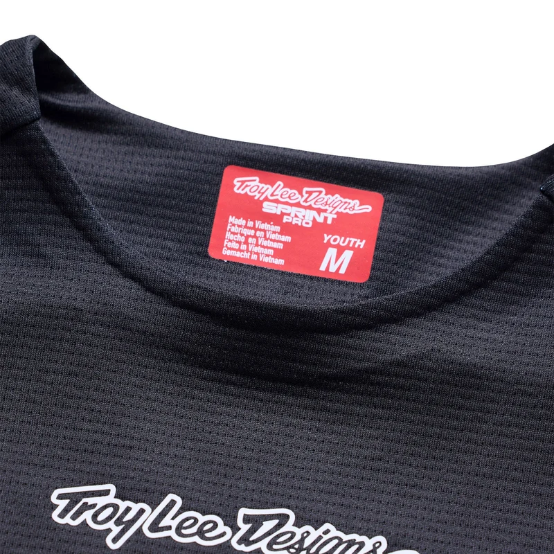 Youth Sprint Pro Jersey Mono Black
