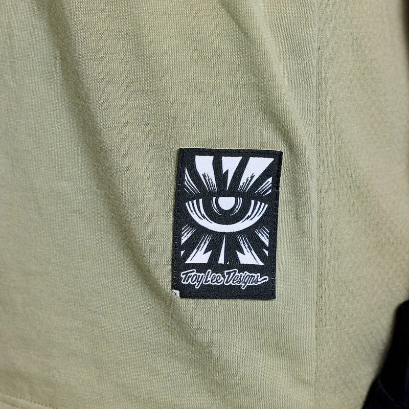 Womens Lilium Ride SS Tee Stamps Sage