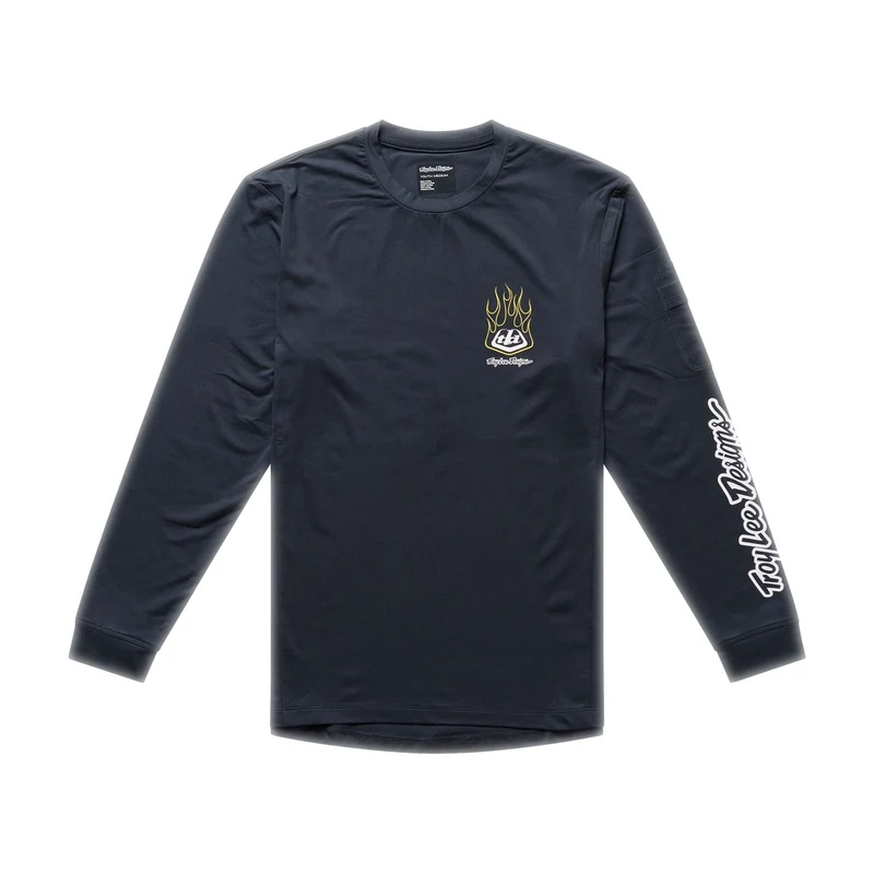 Youth Ruckus Ride LS Tee Pressed Carbon