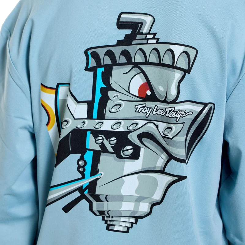 Youth Ruckus Ride LS Tee Carbs Dawn Blue