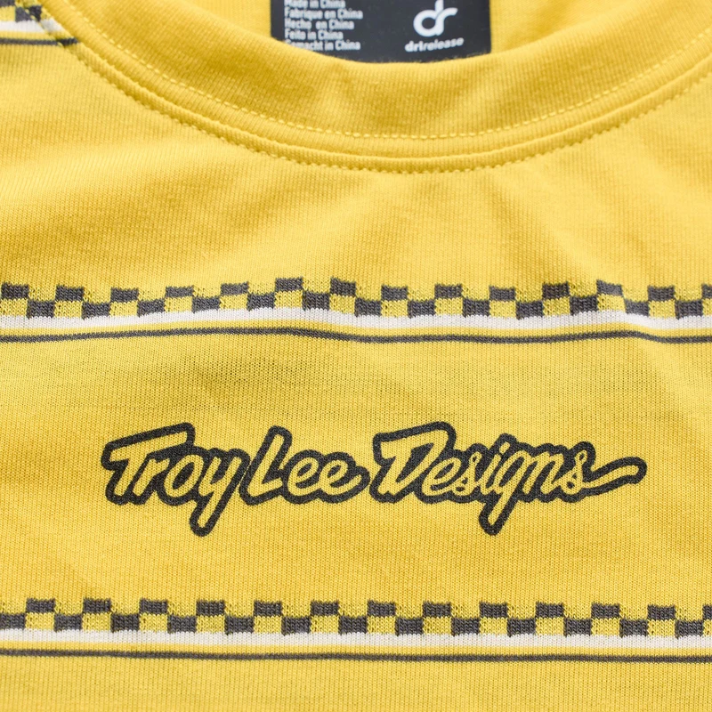 Womens Lilium Ride SS Tee Checked Out Butter