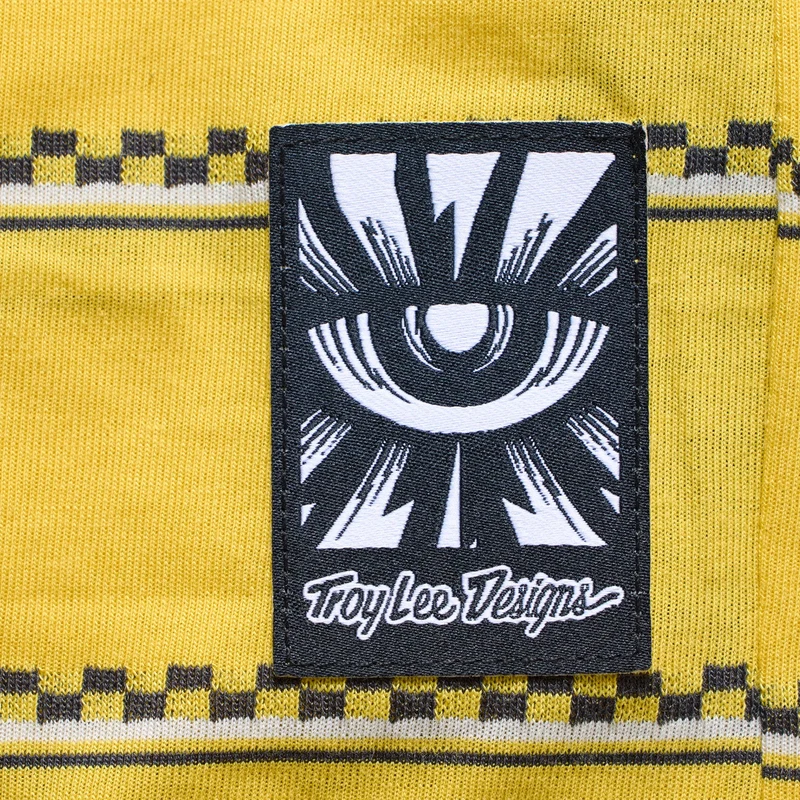 Womens Lilium Ride SS Tee Checked Out Butter