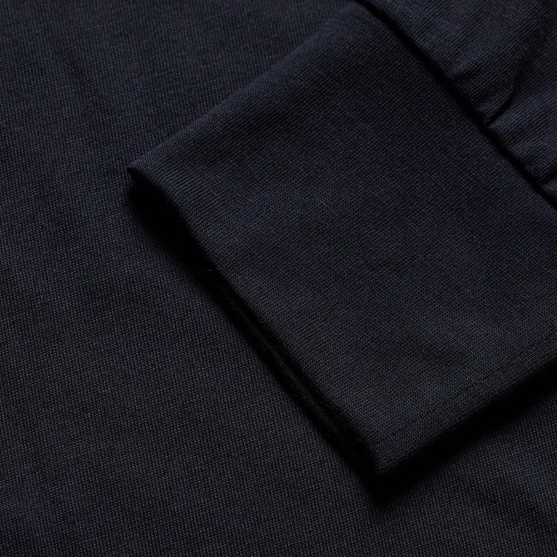 Youth Skyline Ride LS Tee Signature Black / Real Teal