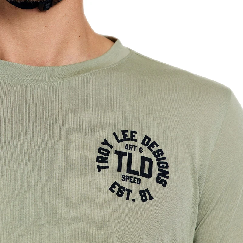 Skyline Ride LS Tee Stamps Sage
