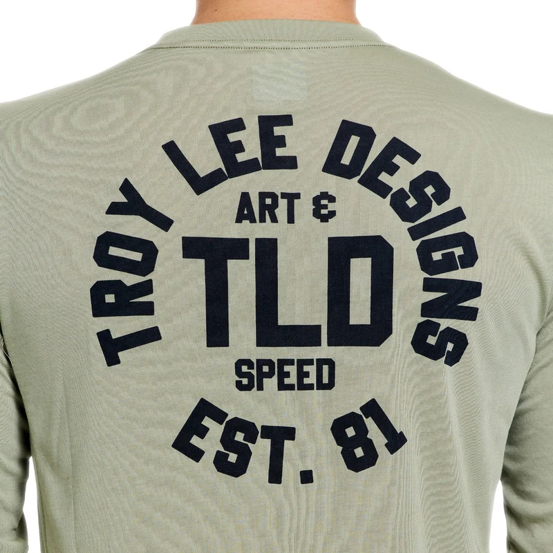 Skyline Ride LS Tee Stamps Sage