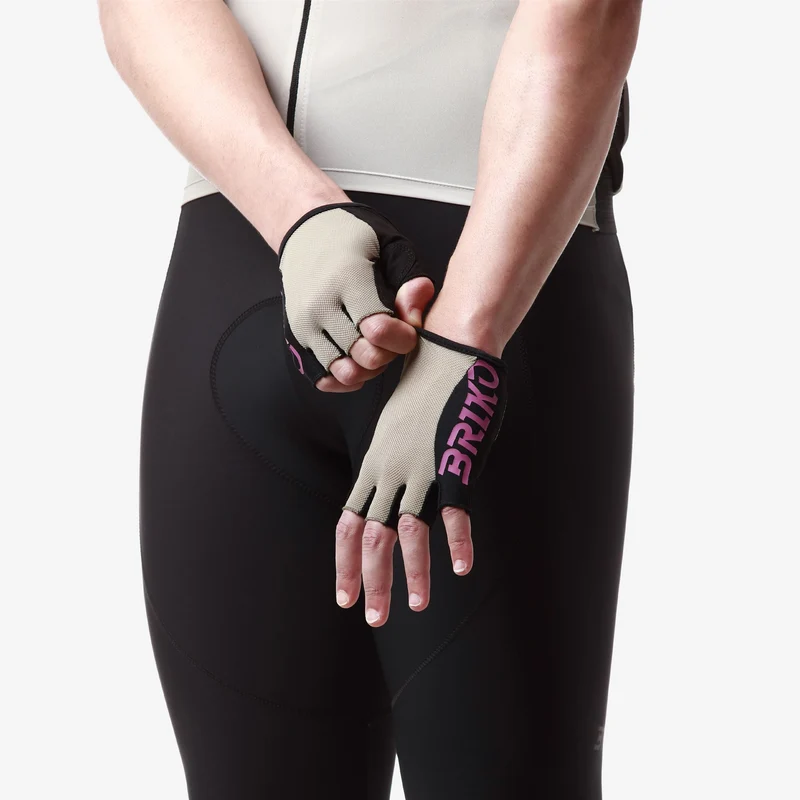 LIGHT GLOVE - Gloves - Glove - Unisex - Grey Tortora-Black
