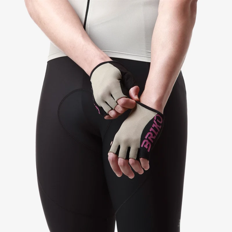 LIGHT GLOVE - Gloves - Glove - Unisex - Grey Tortora-Black