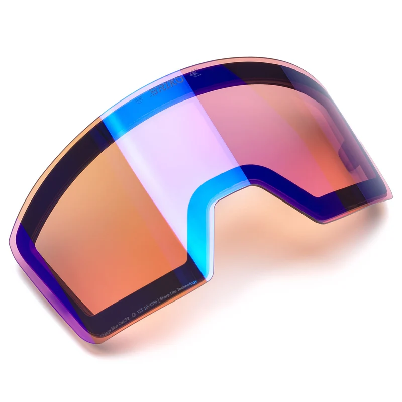 LENS TITAN 8 SHARP LITE - Spare Parts - Goggle Spare Parts - Unisex - Black Sharp Lite-Orange Base Blue Mirror Cat.2