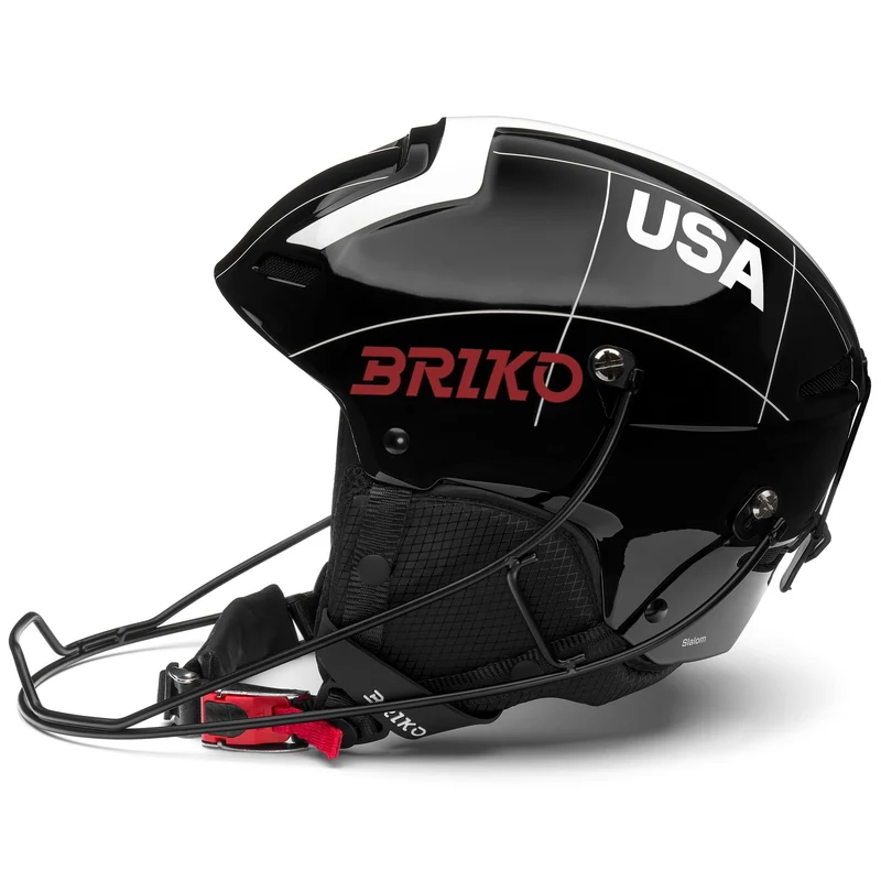 SLALOM 2.0 USA - Helmets - Helmet - Unisex - Shiny Black-White-Cardinal Red