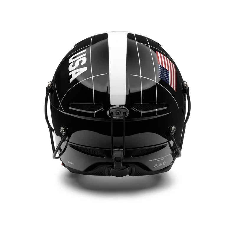 SLALOM 2.0 USA - Helmets - Helmet - Unisex - Shiny Black-White-Cardinal Red