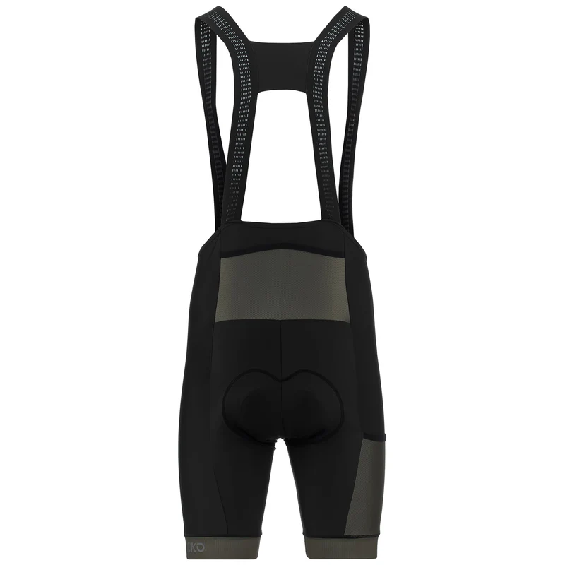 BLOWN BIBSHORT - Sport Suits - Bib - Man - Black-Green Drab