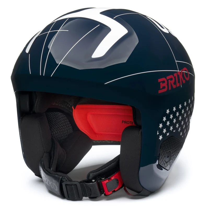 VULCANO 2.0 USA - Helmets - Helmet - Unisex - Shiny Blue-White-Cardinal Red