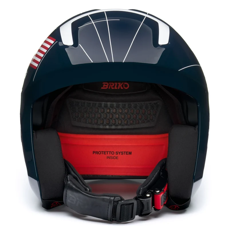 VULCANO 2.0 USA - Helmets - Helmet - Unisex - Shiny Blue-White-Cardinal Red