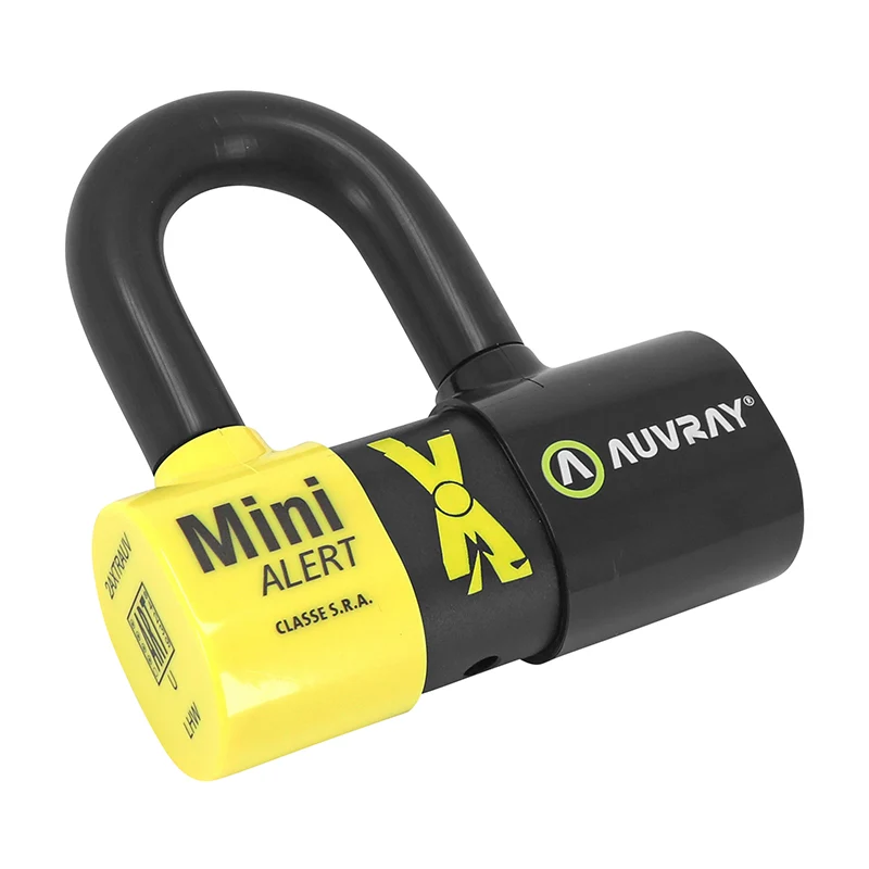 Antivol A Chaine Auvray Xtrem 1.00M Maillon Diam 13.5Mm Avec U Xtrem Mini Alert 44X66Mm (Diam 16Mm Alarme Sonore 120 Db) (Classe Sra Chaine + U)