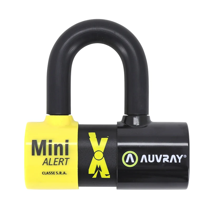 Antivol A Chaine Auvray Xtrem 1.00M Maillon Diam 13.5Mm Avec U Xtrem Mini Alert 44X66Mm (Diam 16Mm Alarme Sonore 120 Db) (Classe Sra Chaine + U)