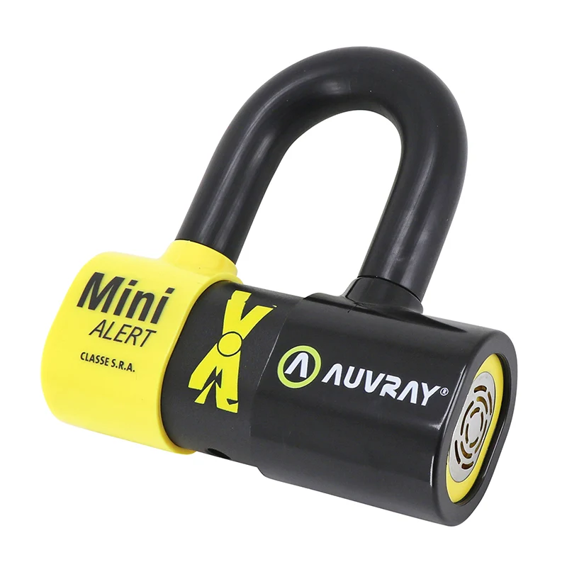 Antivol A Chaine Auvray Xtrem 1.00M Maillon Diam 13.5Mm Avec U Xtrem Mini Alert 44X66Mm (Diam 16Mm Alarme Sonore 120 Db) (Classe Sra Chaine + U)