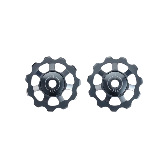 BDP-21 galets de dérailleur AluBoys 11-D gris 11T